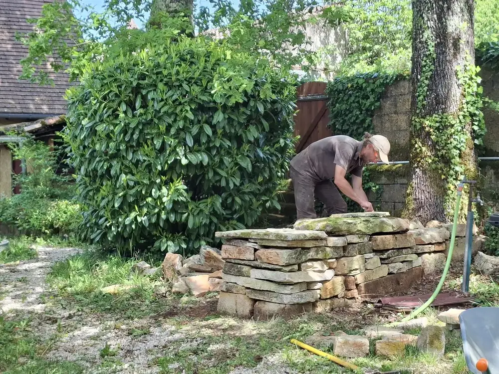 muret pierres seches